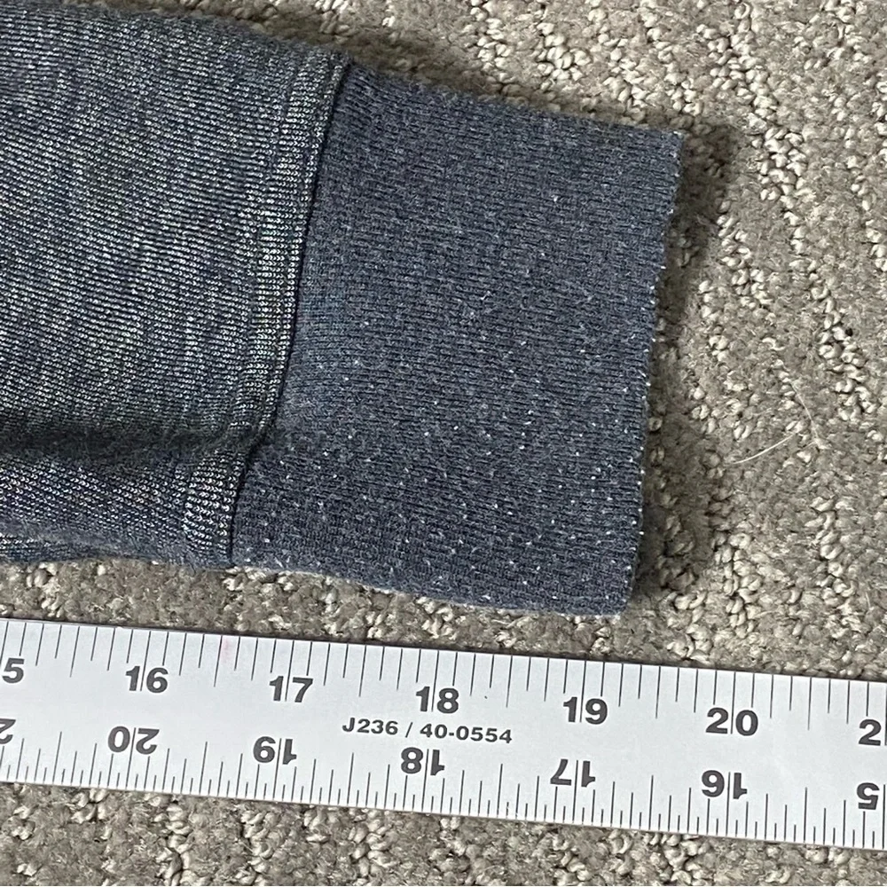 Banana Republic Shawl Collar Sweater Men's S Gray Warm Cotton Casual Pullover